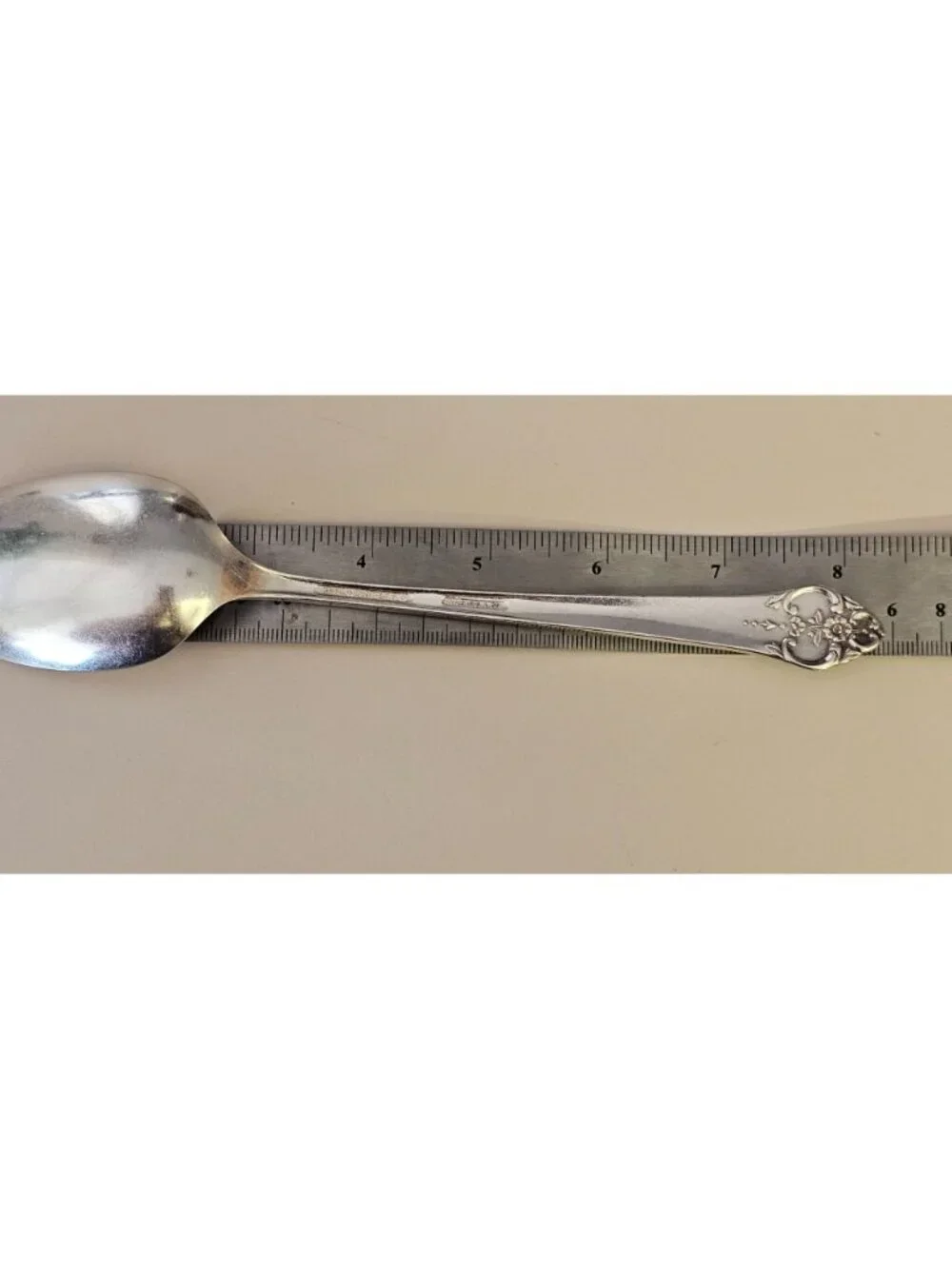 3 Rogers Plantation Silverplate Serving Spoons Oneida Silver Rose Floral vtg
